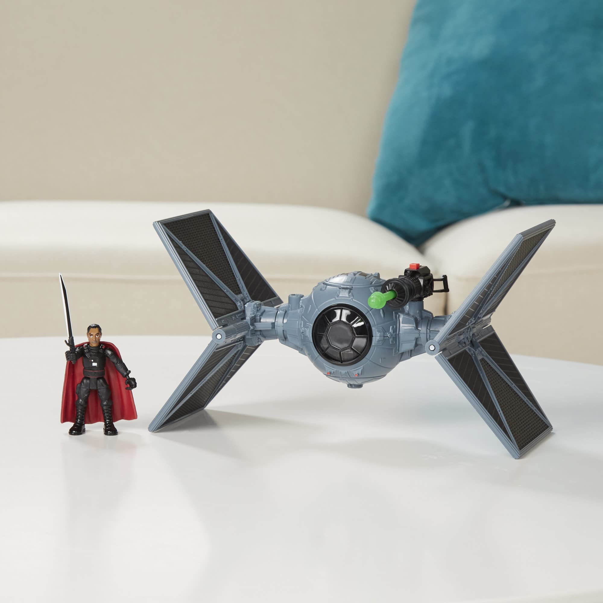 STAR WARS Mission Fleet Darksaber accessory adds authentic Mandalorian weapon detail.