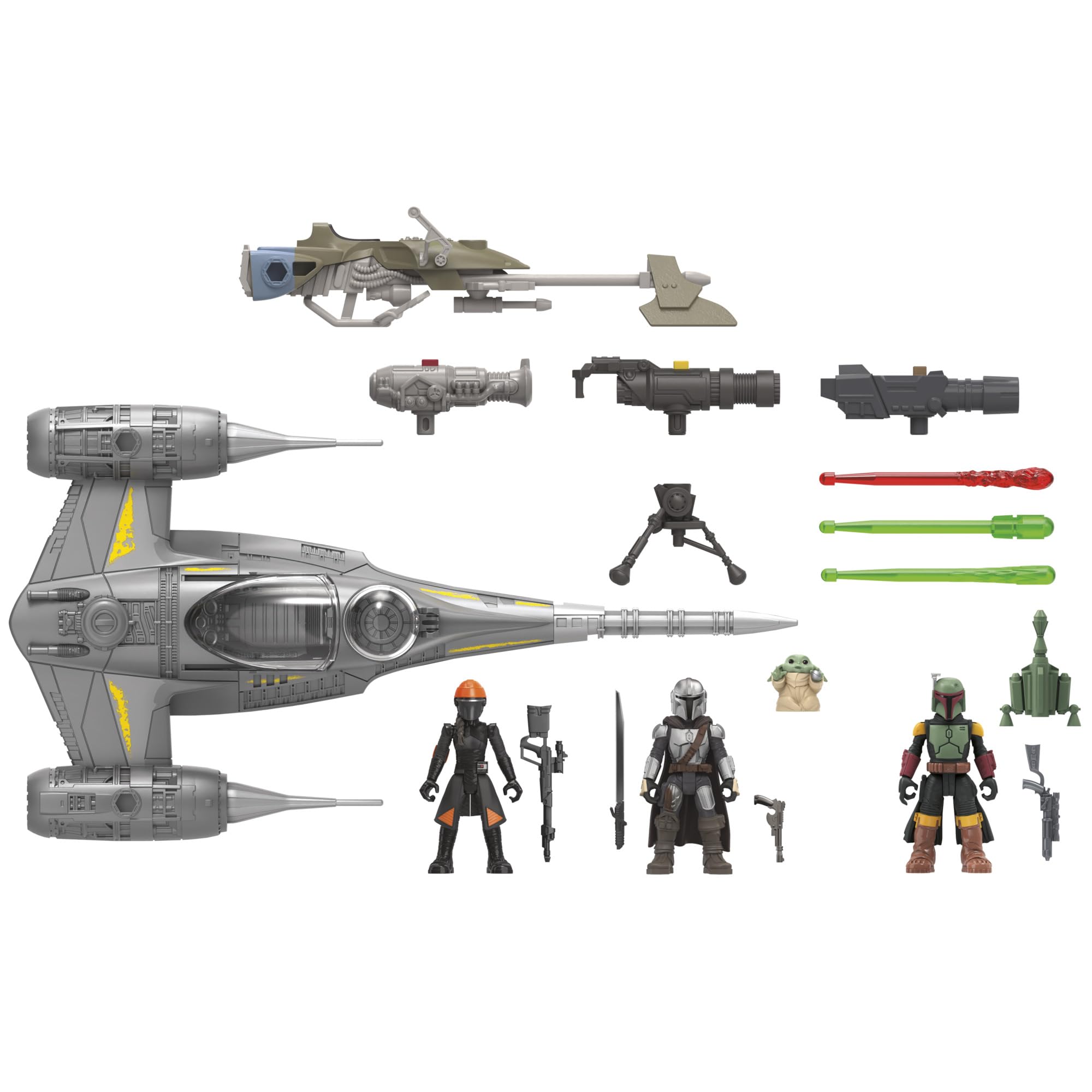 STAR WARS Mission Fleet figures feature multiple articulation points for dynamic poses
