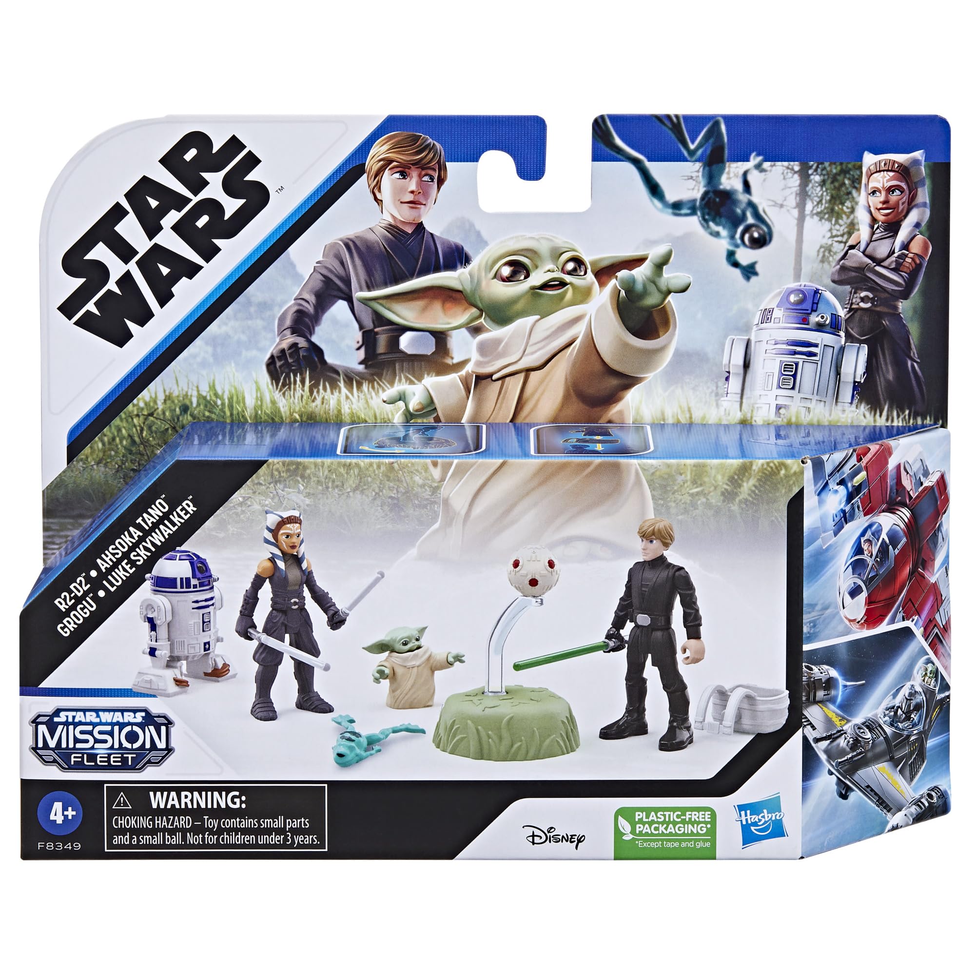 STAR WARS Mission Fleet Luke Skywalker figure set in adventurous training scenarios.