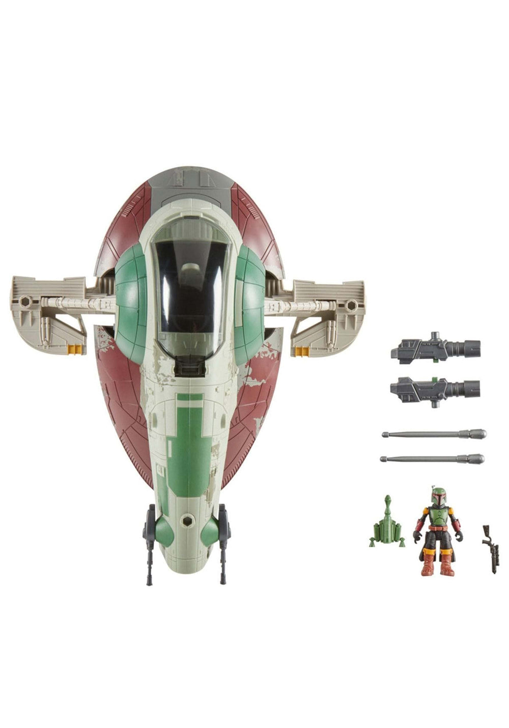 Complete playset combines figure and starship for storytelling adventures
