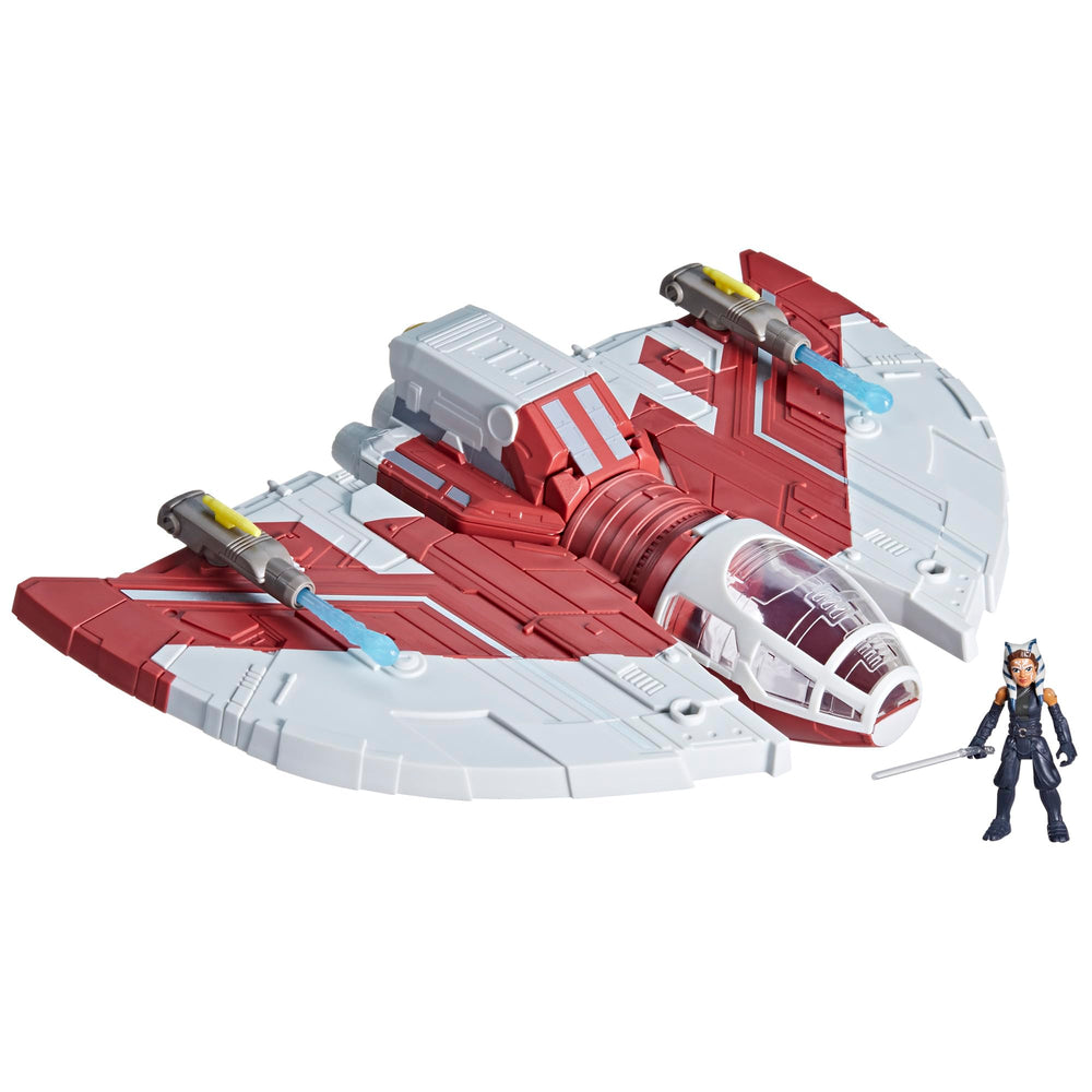 STAR WARS Mission Fleet T-6 Jedi Shuttle cockpit view invites hands-on space play.