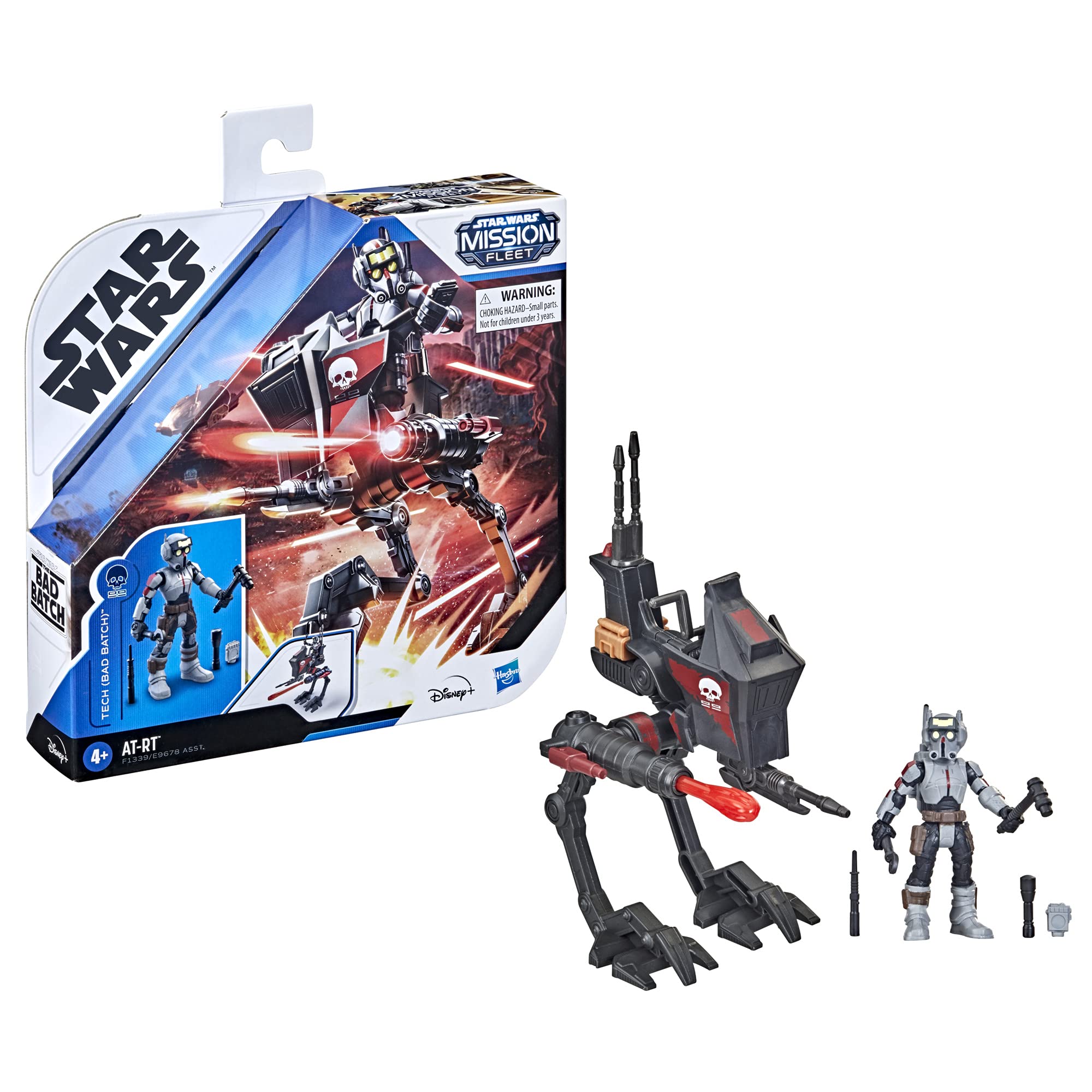 STAR WARS Mission Fleet Tech Bad Batch figure detail showing articulation for dynamic poses
