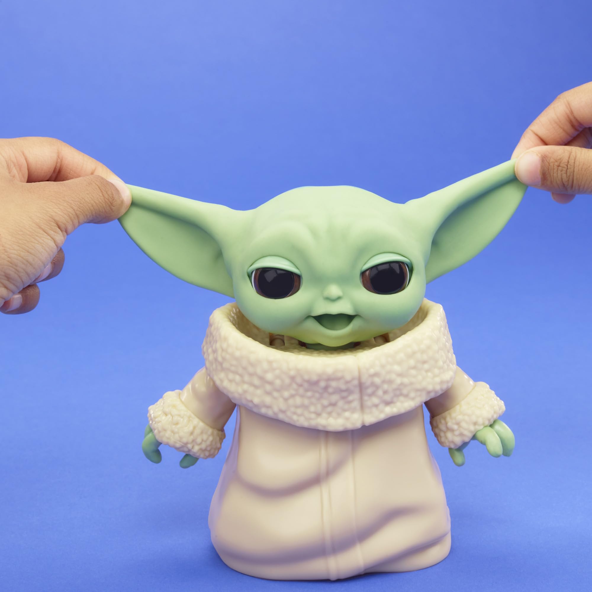 Grogu on display ready for desks or shelves