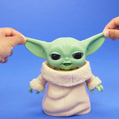 Grogu on display ready for desks or shelves