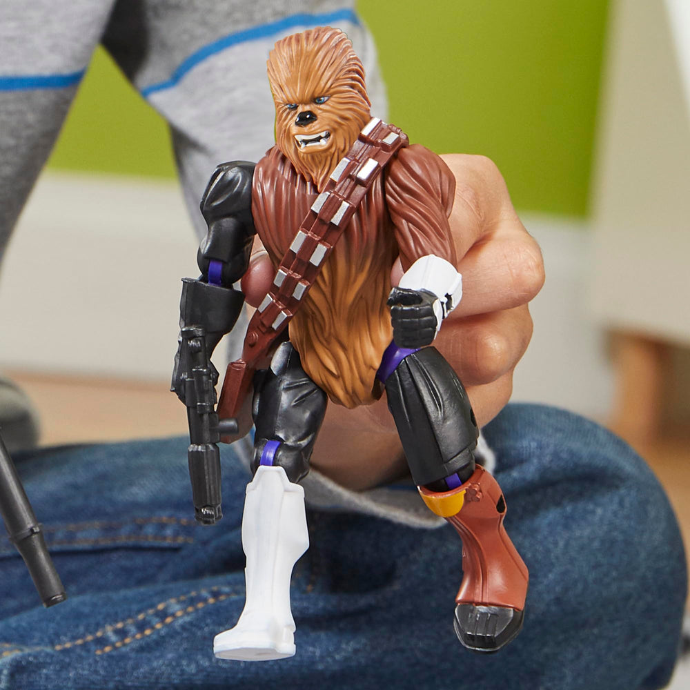 Star Wars MixMashers flamethrower accessory sparks action-ready styling.