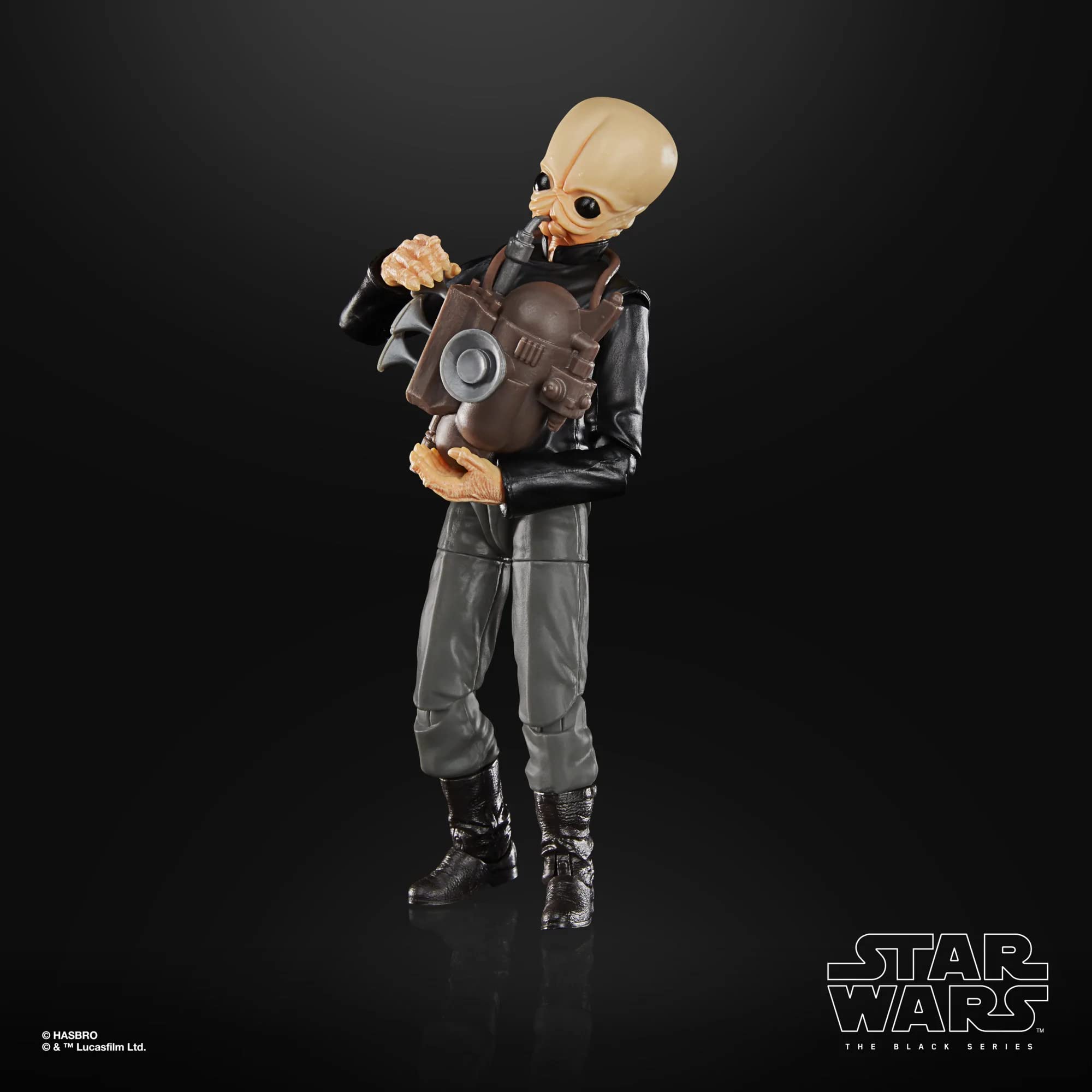 STAR WARS Nalan Cheel display-ready figure fits standard shelves.