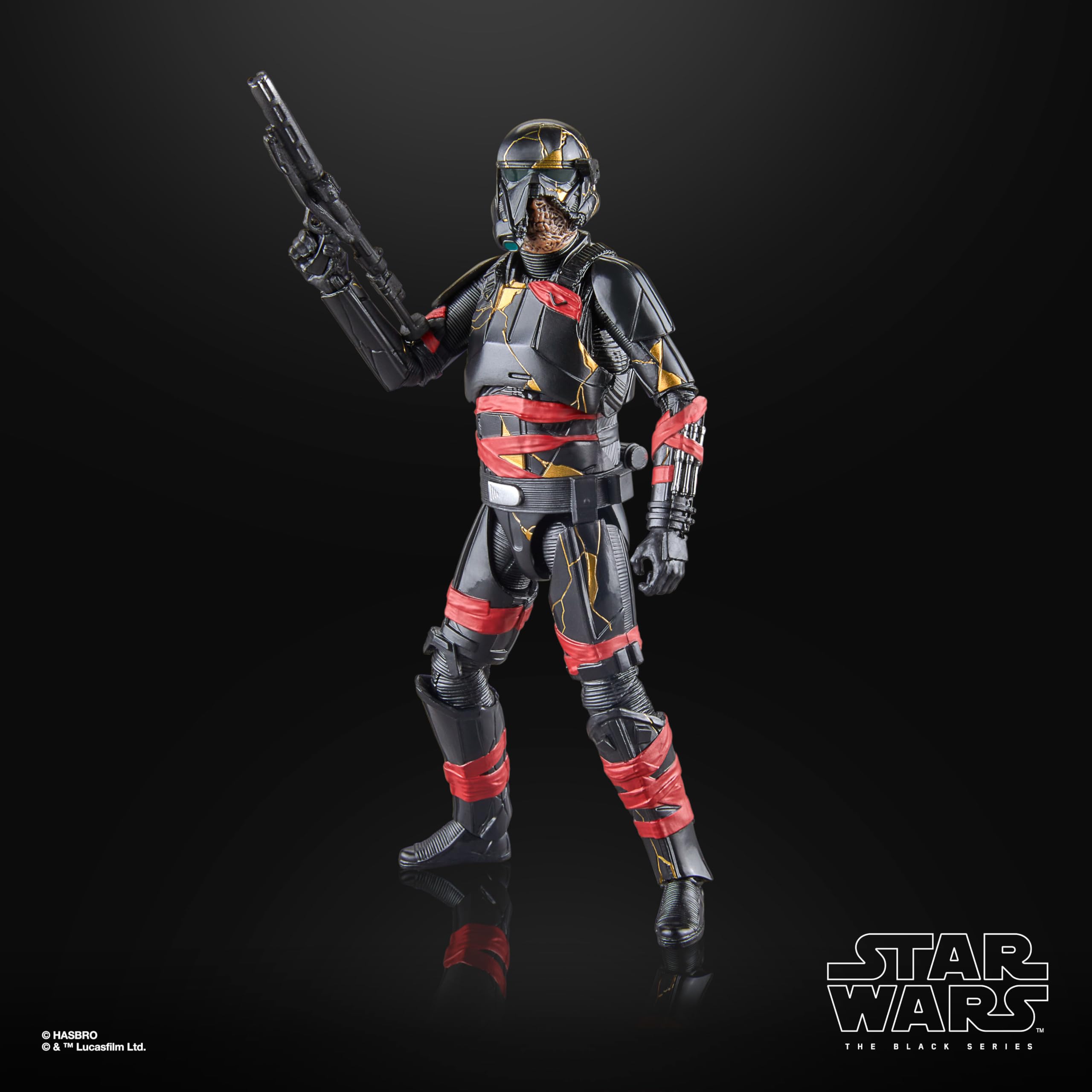 STAR WARS Night Trooper blaster-accessory included for poseable action