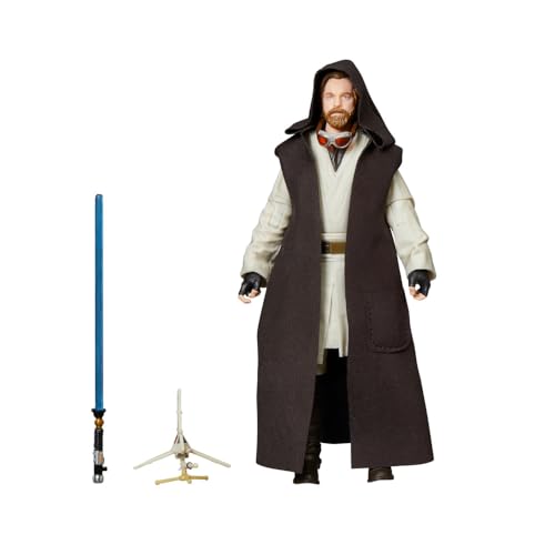 Star Wars Obi-Wan Kenobi Black Series figure articulation pose shows dynamic action for play