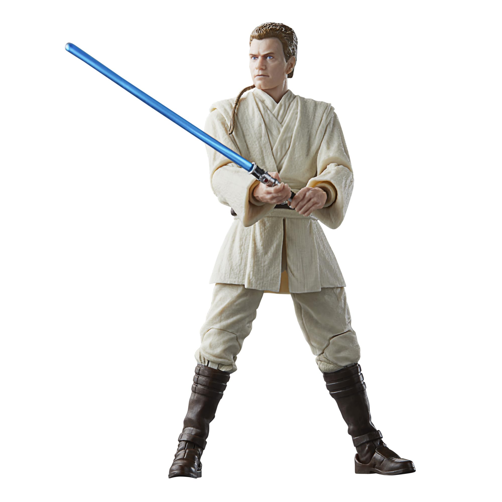 Star Wars Obi-Wan Padawan poseable figure for interstellar scenes.