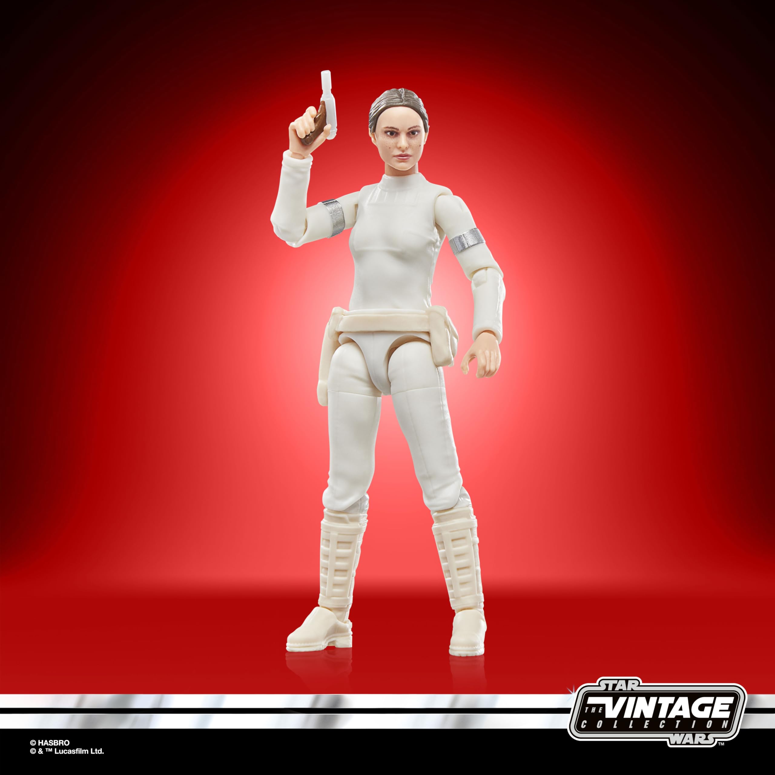 STAR WARS Padmé Amidala cardback packaging evokes retro Kenner style.