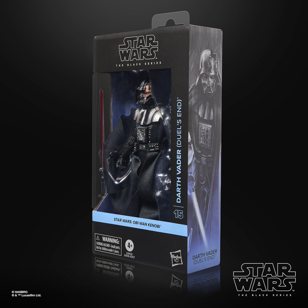 STAR WARS premium collectible display-ready stand and packaging.