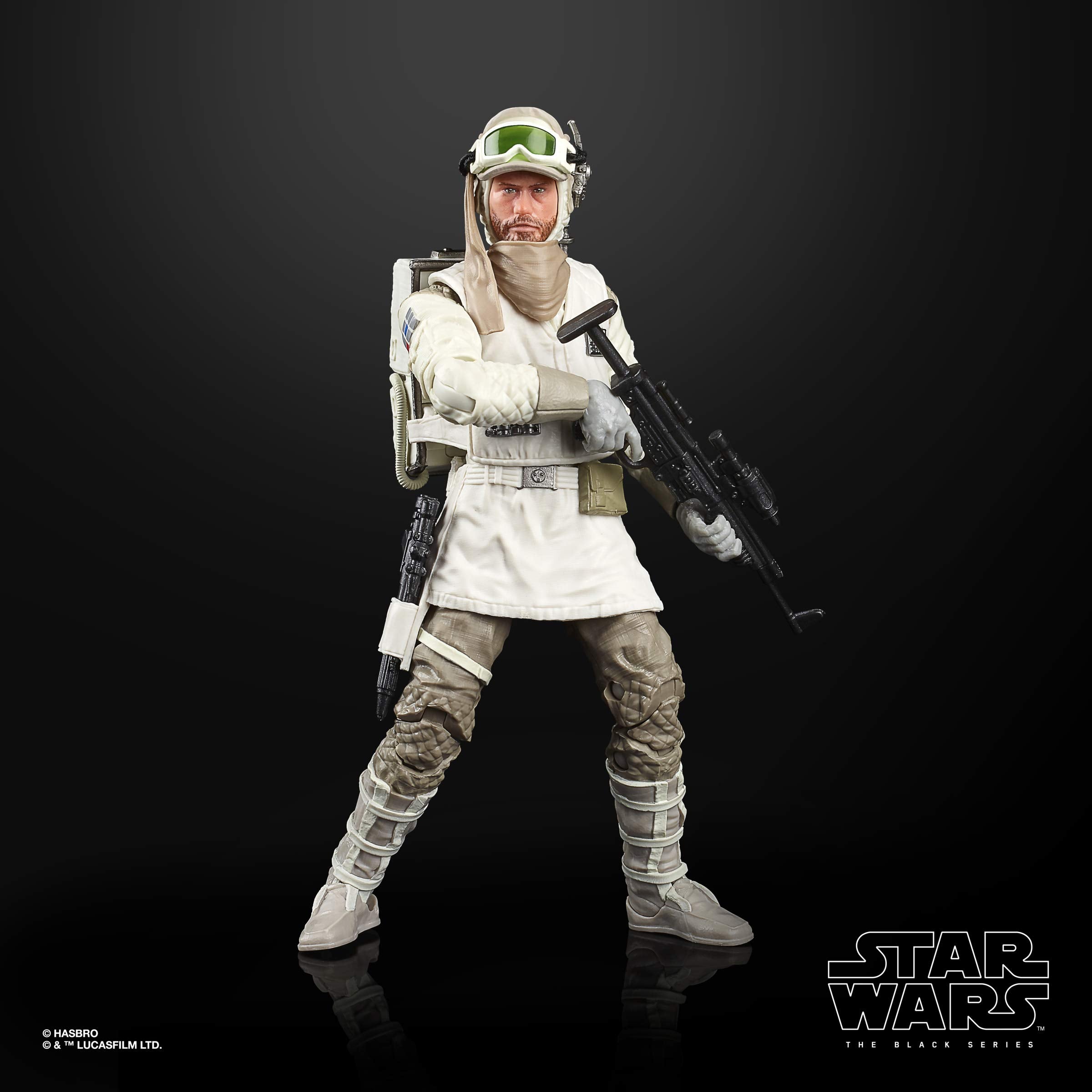 STAR WARS Rebel Soldier (Hoth) packaging evokes vintage Kenner branding.