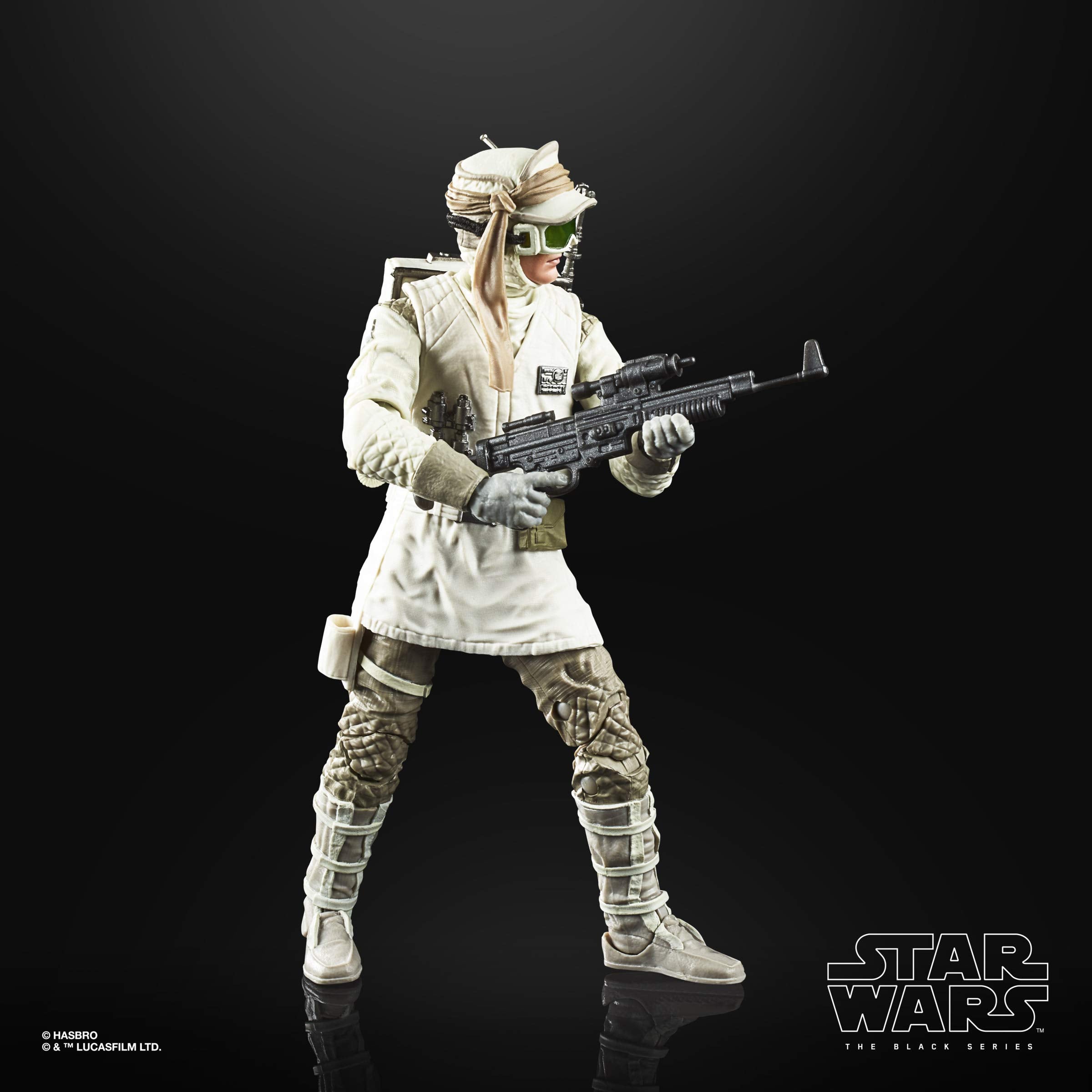 STAR WARS Rebel Soldier (Hoth) figure posed for heroic battle-ready stances.