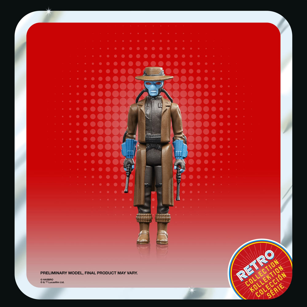 STAR WARS Cad Bane figure with two blaster accessories for dynamic posing.