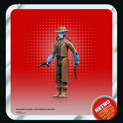 STAR WARS Cad Bane Retro packaging with Kenner-style weathered look.