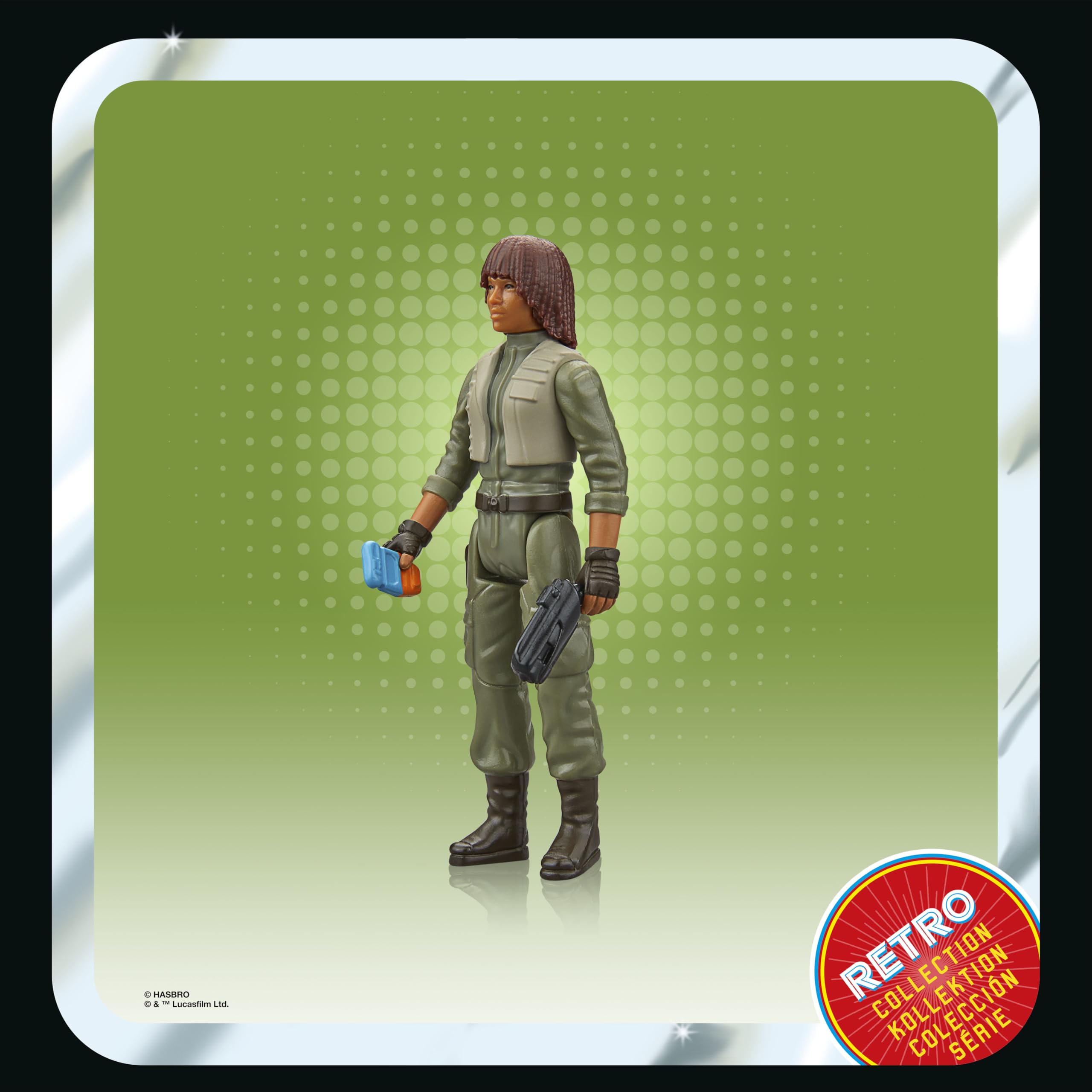 Kenner-inspired cardback highlights vintage branding on each figure.