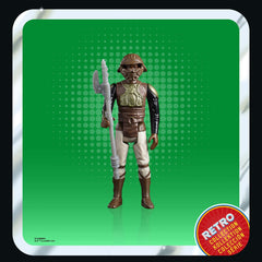 STAR WARS Lando Skiff Guard figure with five-point articulation enables dynamic poses.
