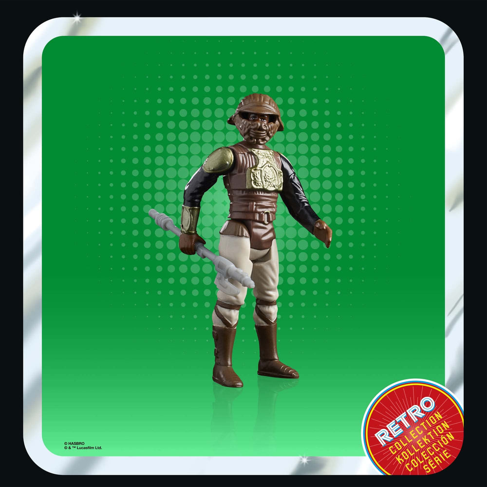 STAR WARS Retro Collection figure features detailed sculpt for shelf or diorama displays.