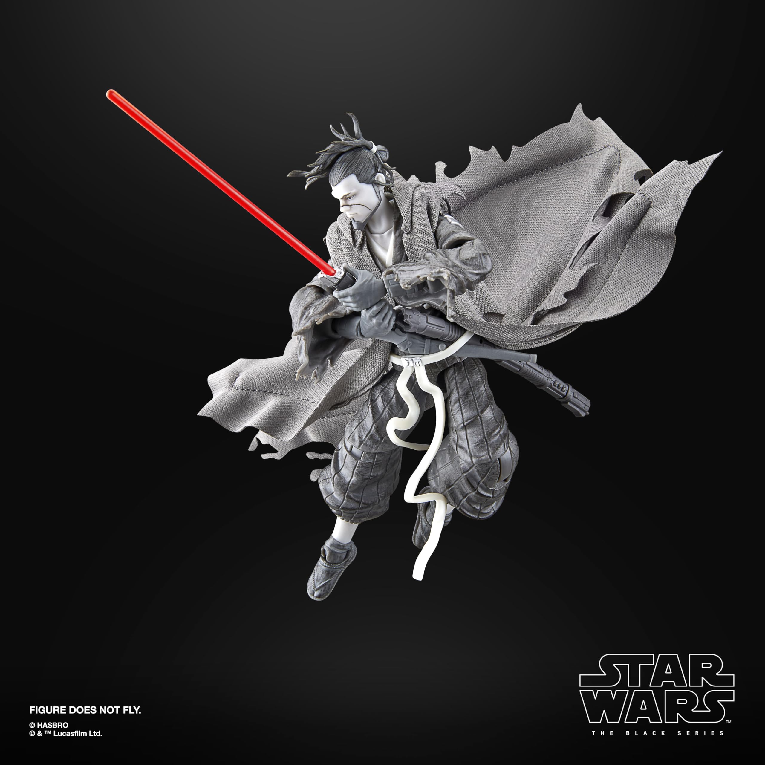 Star Wars Ronin and R5-D56 diorama-ready display option.