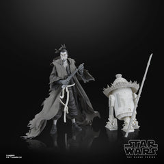 Star Wars Ronin and R5-D56 figure includes lightsaber accessory for authentic scenes.