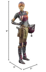 Star Wars Sabine Wren 6-inch figure in a diorama-ready setup