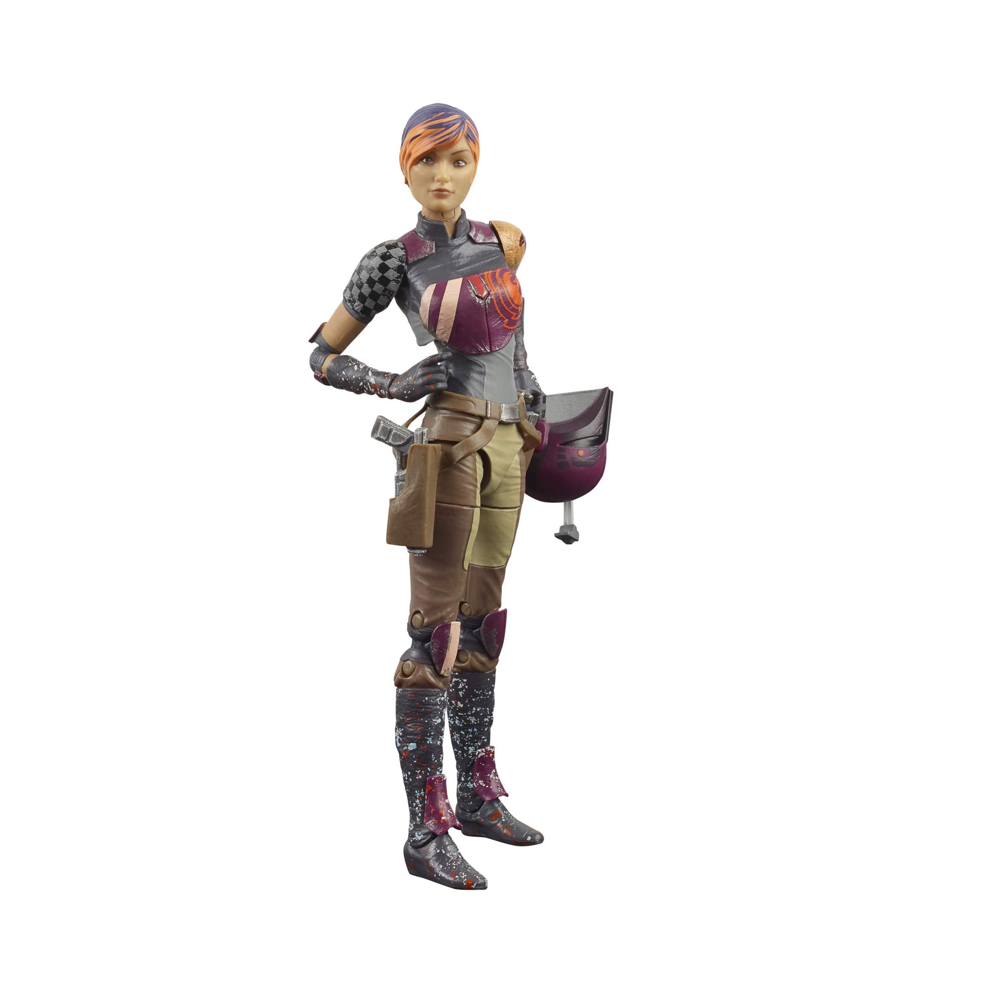 Star Wars Sabine Wren 6-inch figure front view, ideal for display and play