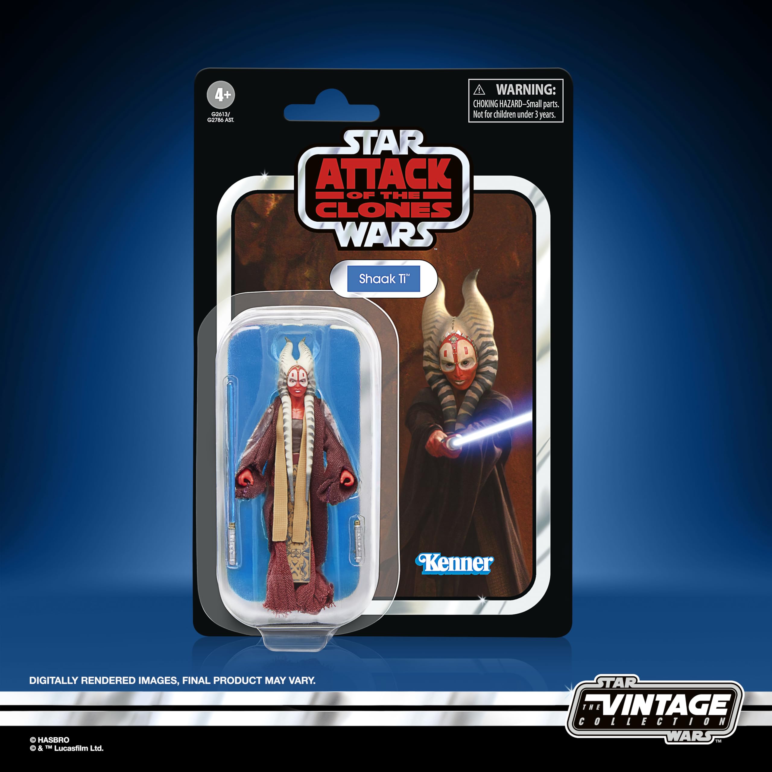 Star Wars Shaak Ti articulation points enable dynamic posing in display.