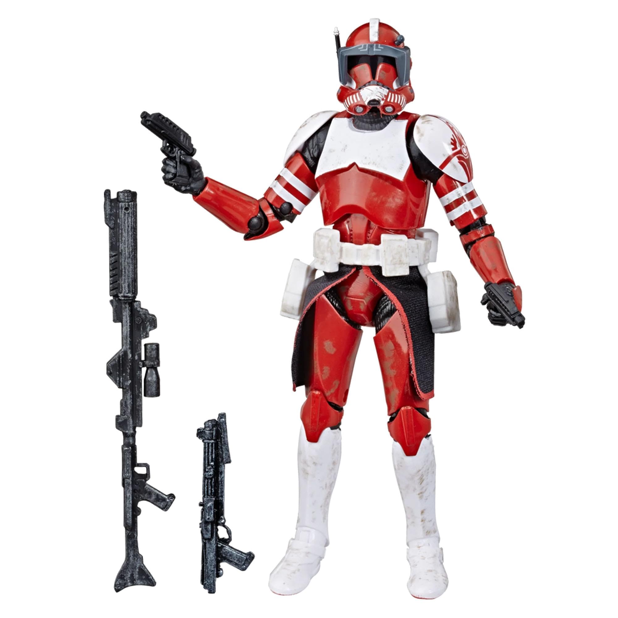 STAR WARS Clone Commander Fox front view for display-ready posing