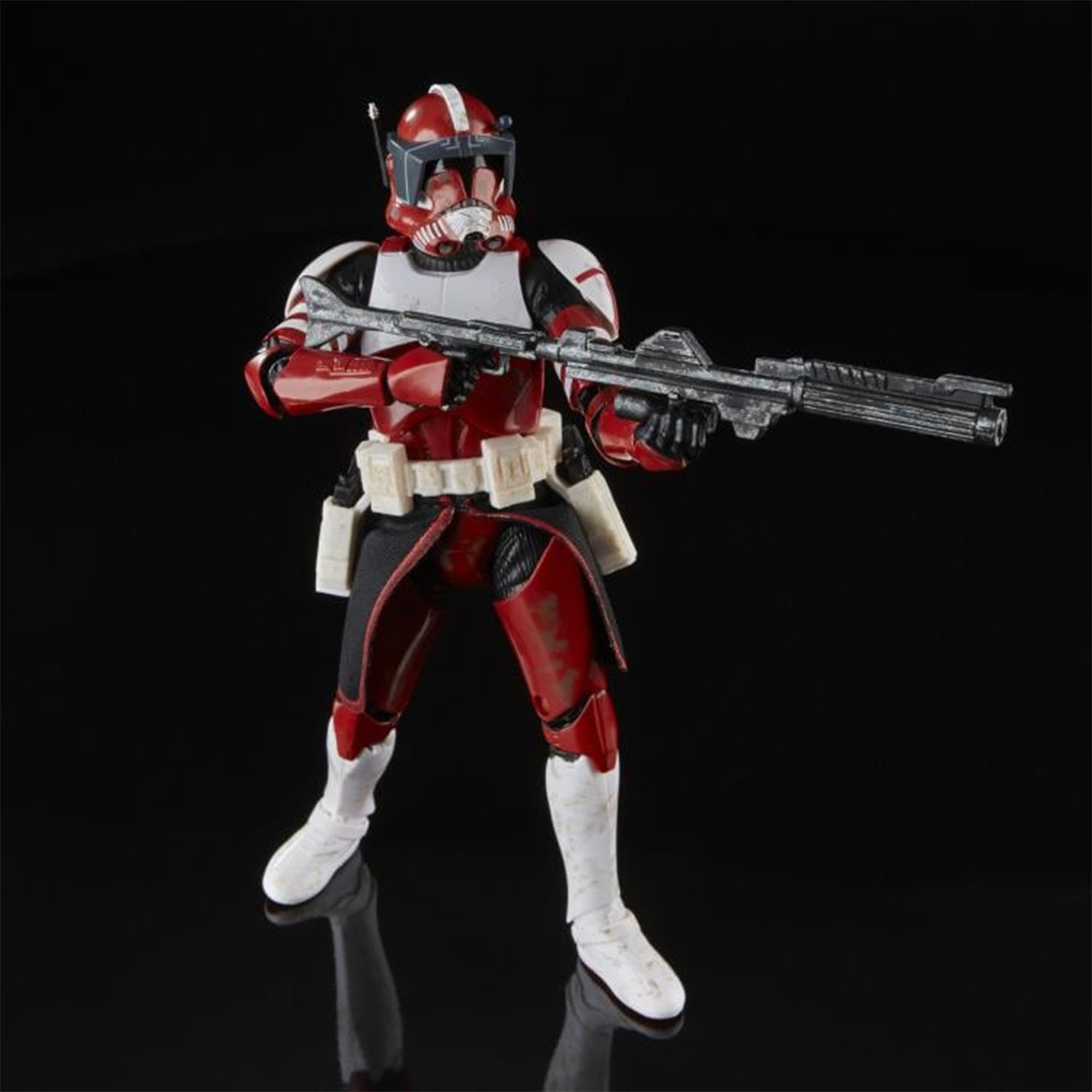 STAR WARS Clone Commander Fox hero-scene setup for storytelling