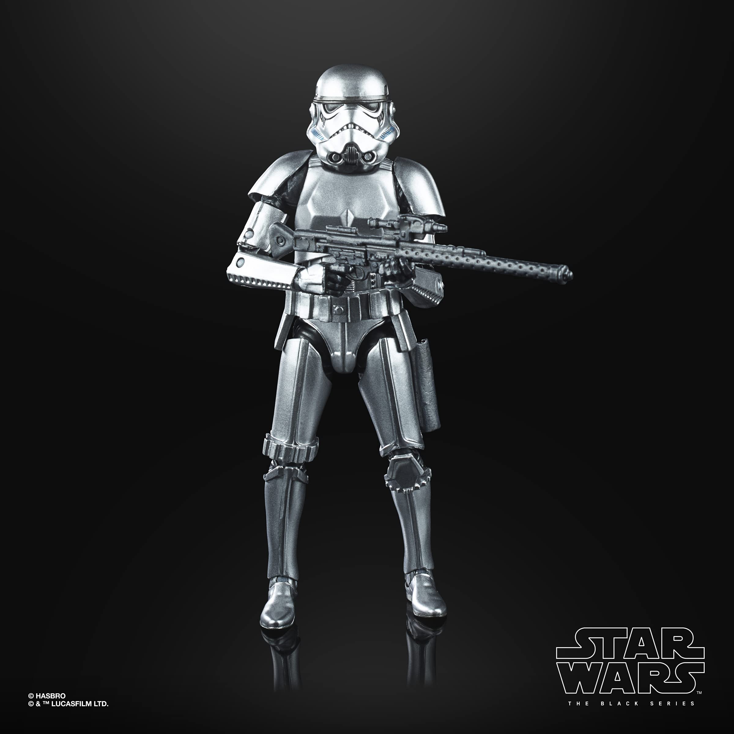 Star Wars SW BL Carbon 2nd Metallic Stormtrooper packaging view for gift-ready presentation.