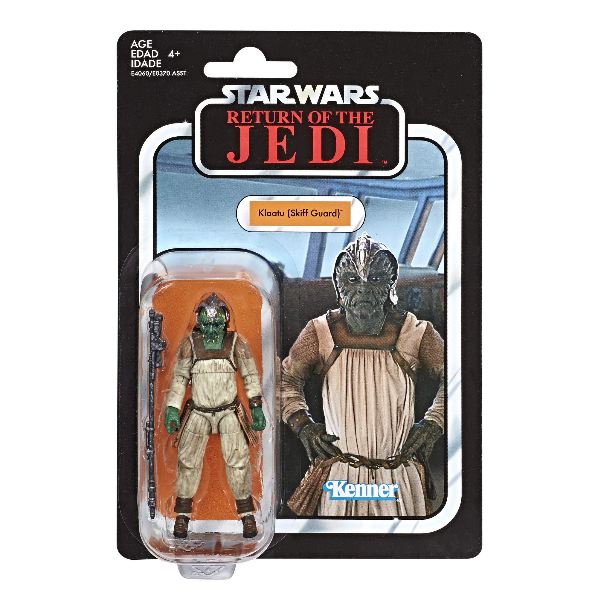 Star Wars SW E6 VIN Klaatu Skiff Guard in action pose for role-play adventures.