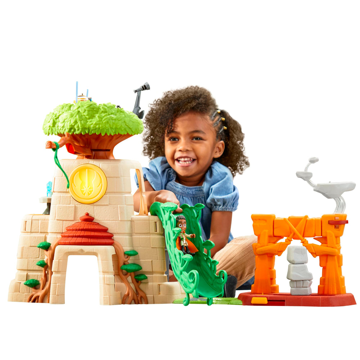 Star Wars Tenoo Jedi Temple 20-inch tall playset inspires imaginative space adventures at home