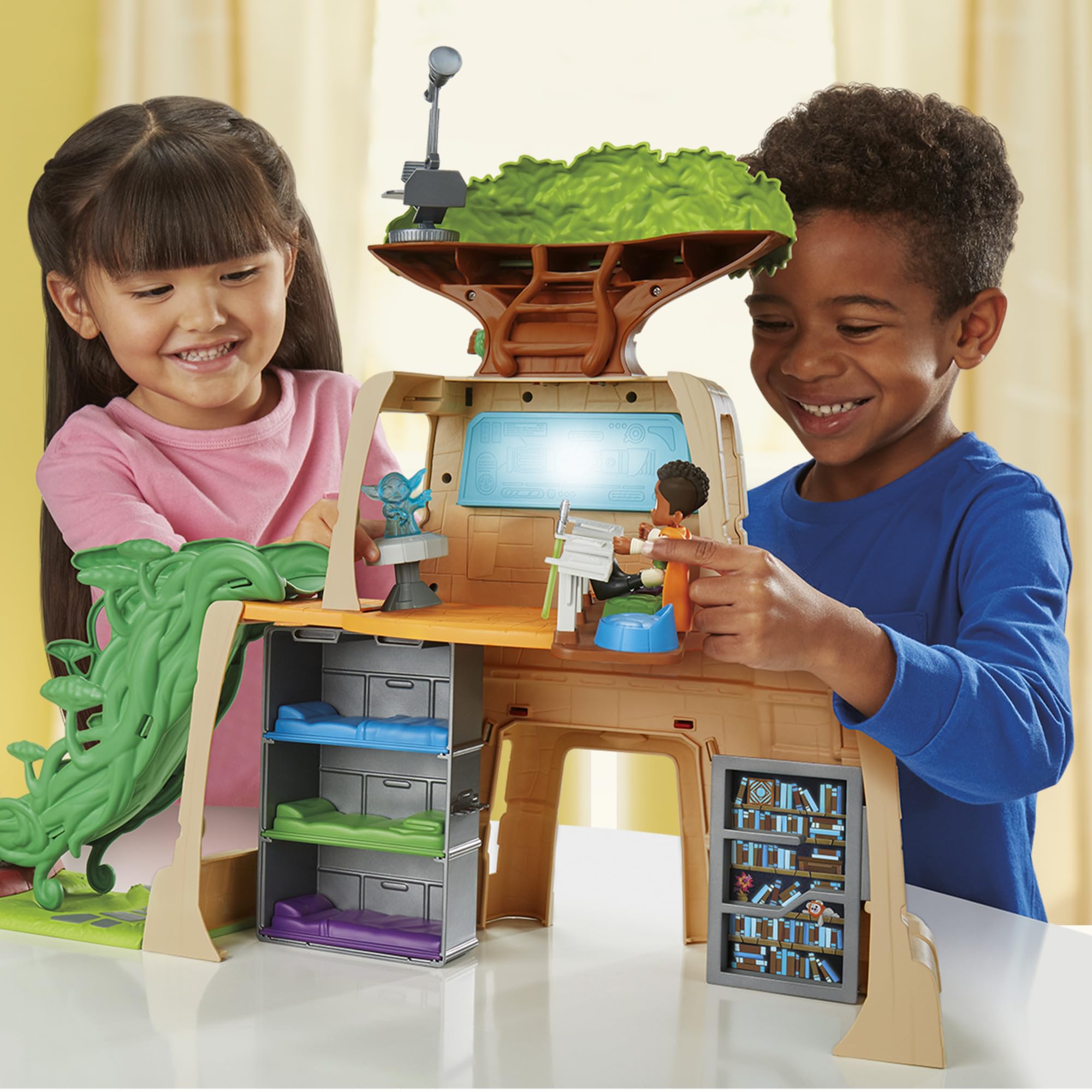 Star Wars Tenoo Jedi Temple lights and sounds enhance action-packed pretend battles