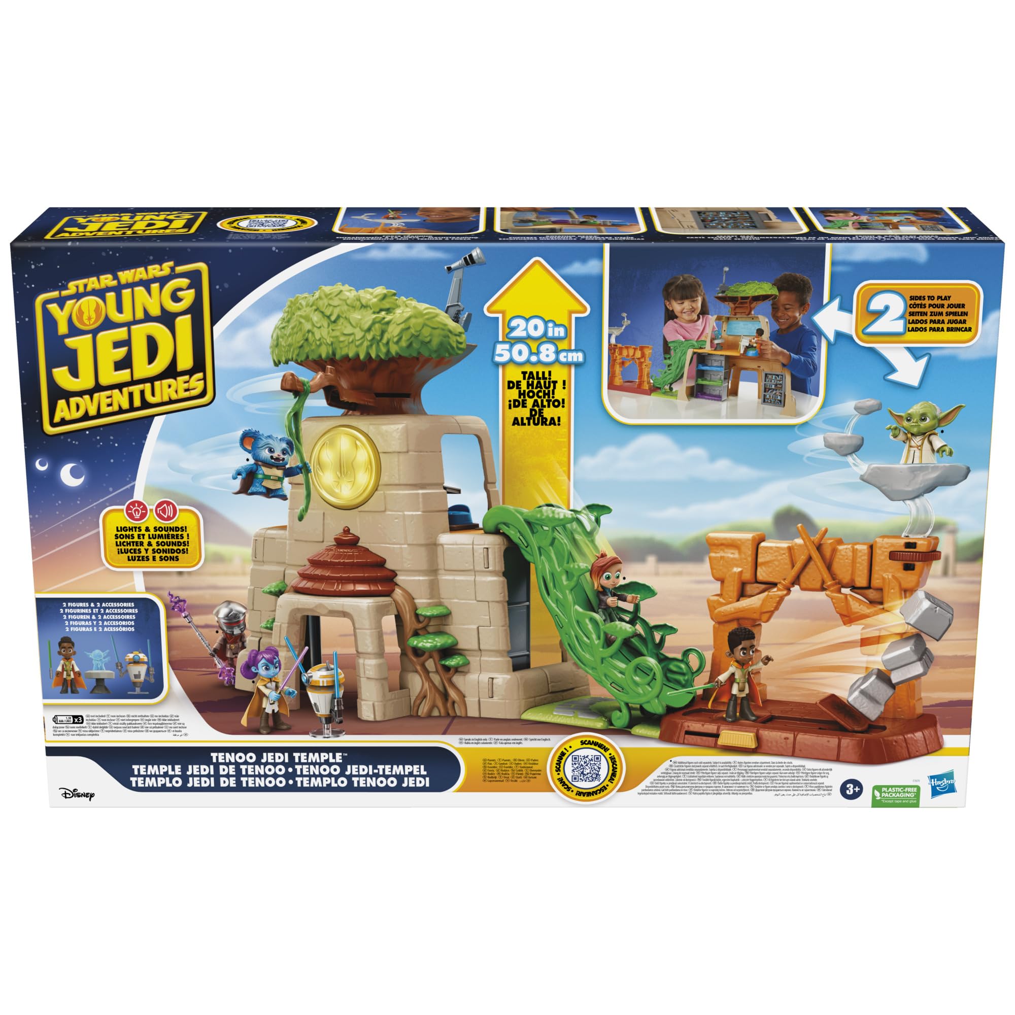 Star Wars Tenoo Jedi Temple two-sided play inspires collaborative play and exploration