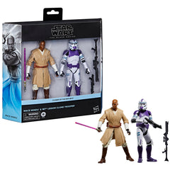 STAR WARS The Black Series 187th Legion Clone Trooper blaster detail for dynamic poses.