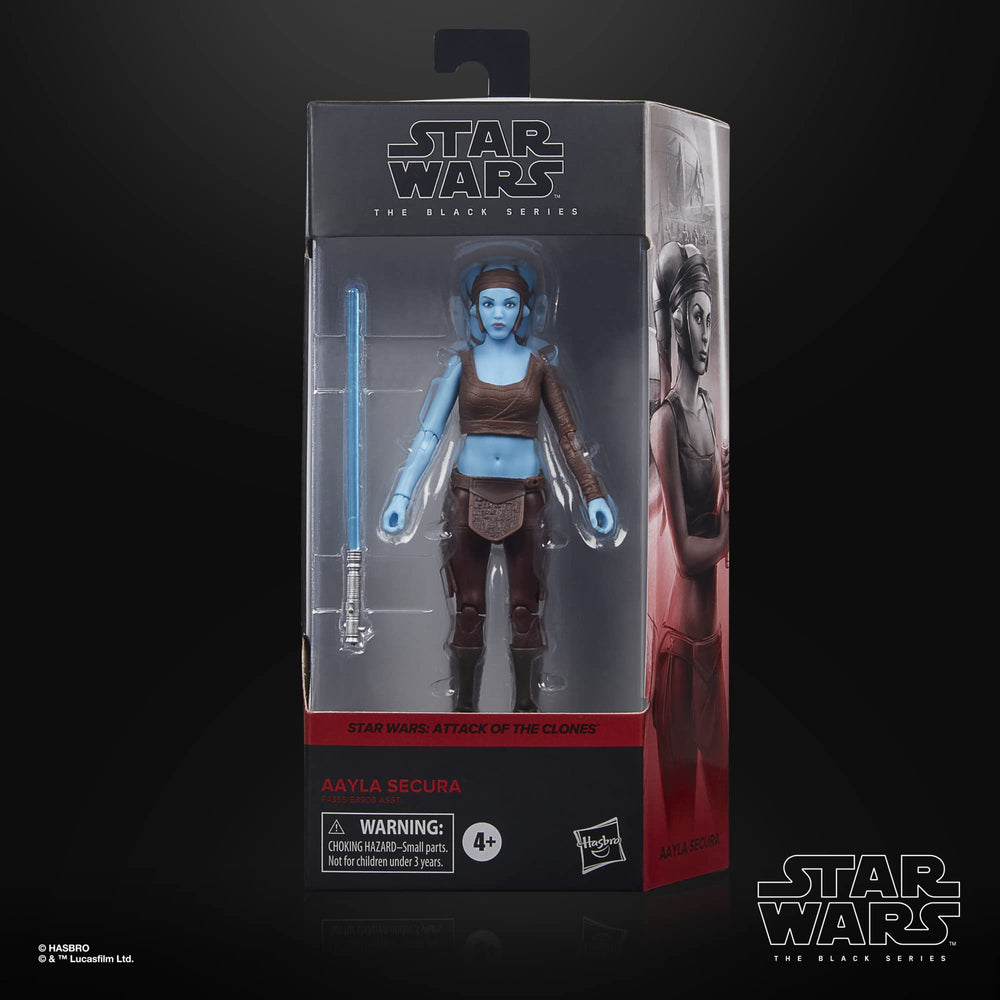 Aayla Secura articulation points in the Black Series figure for dynamic posing.