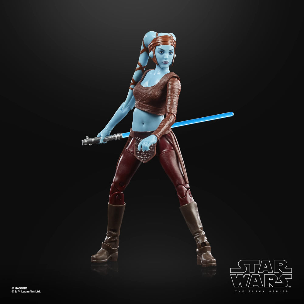 Close-up of Aayla Secura Jedi robe detailing for collectors.