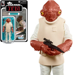 Showcase-ready Admiral Ackbar figure on shelf to complement Star Wars lineup