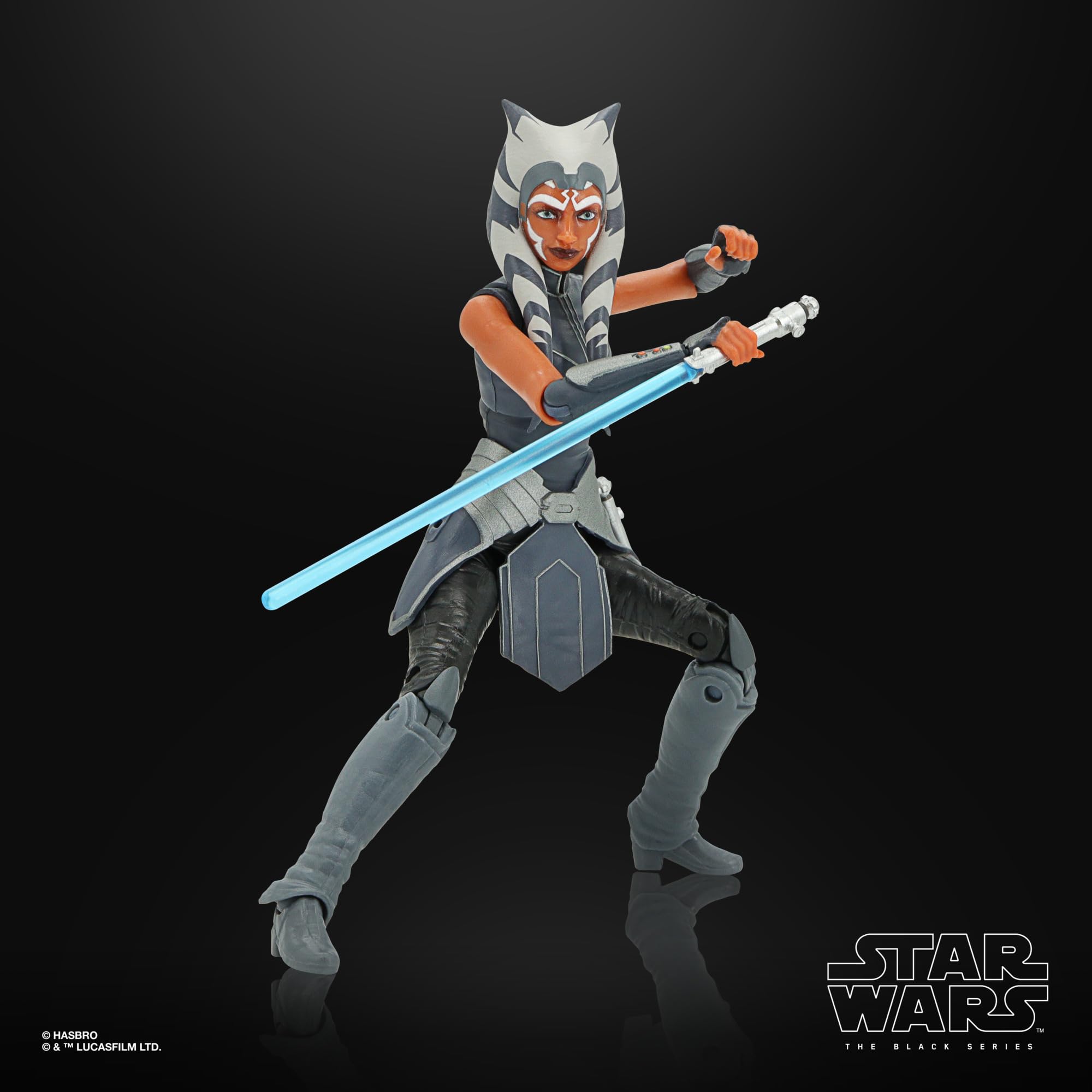 STAR WARS The Black Series Ahsoka Tano figure Clone Wars-inspired design.