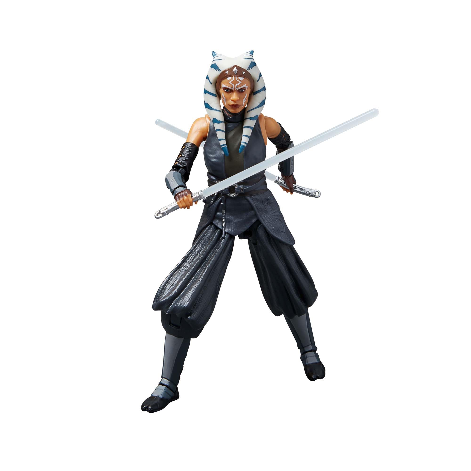 Star Wars The Black Series Ahsoka Tano figure front view ideal for display collection.