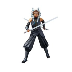 Star Wars The Black Series Ahsoka Tano figure front view ideal for display collection.