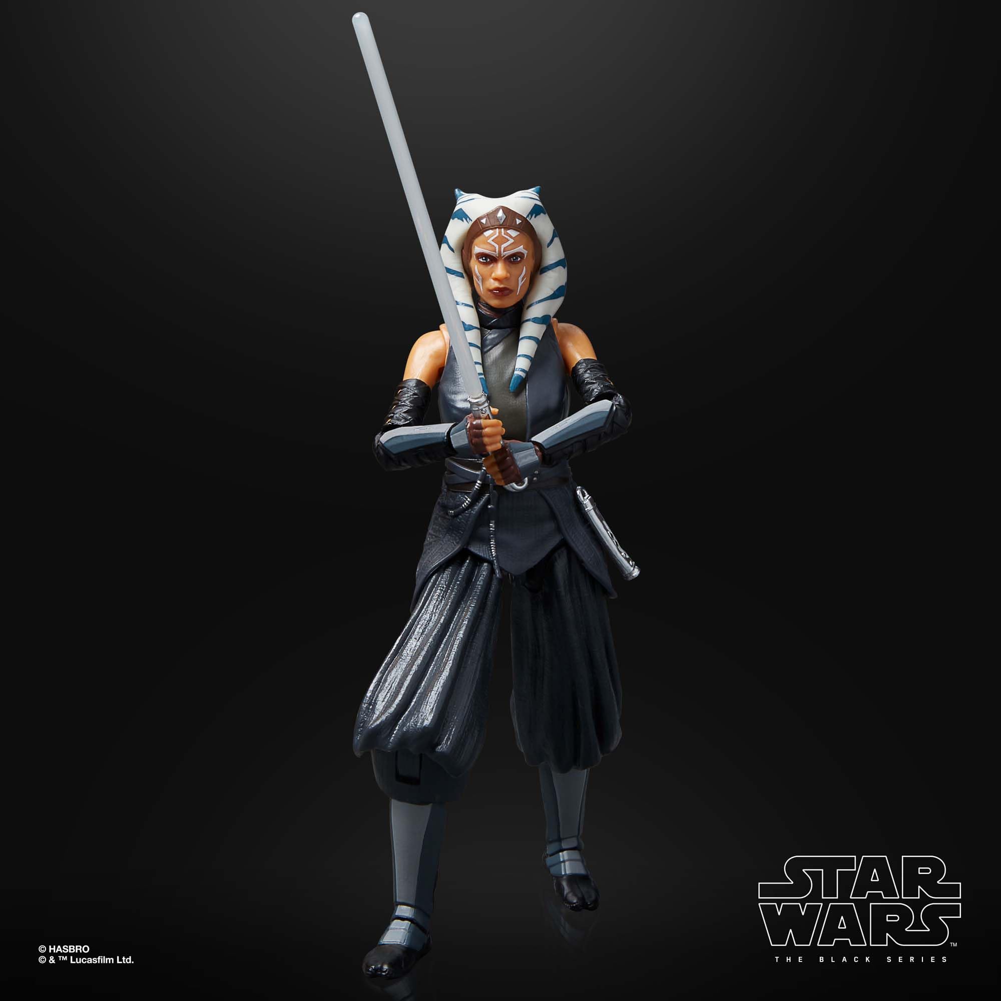 Star Wars The Black Series Ahsoka Tano figure stand-ready for dynamic dioramas.