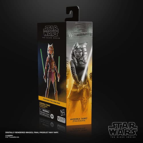 STAR WARS The Black Series Ahsoka Tano Padawan included two lightsabers.