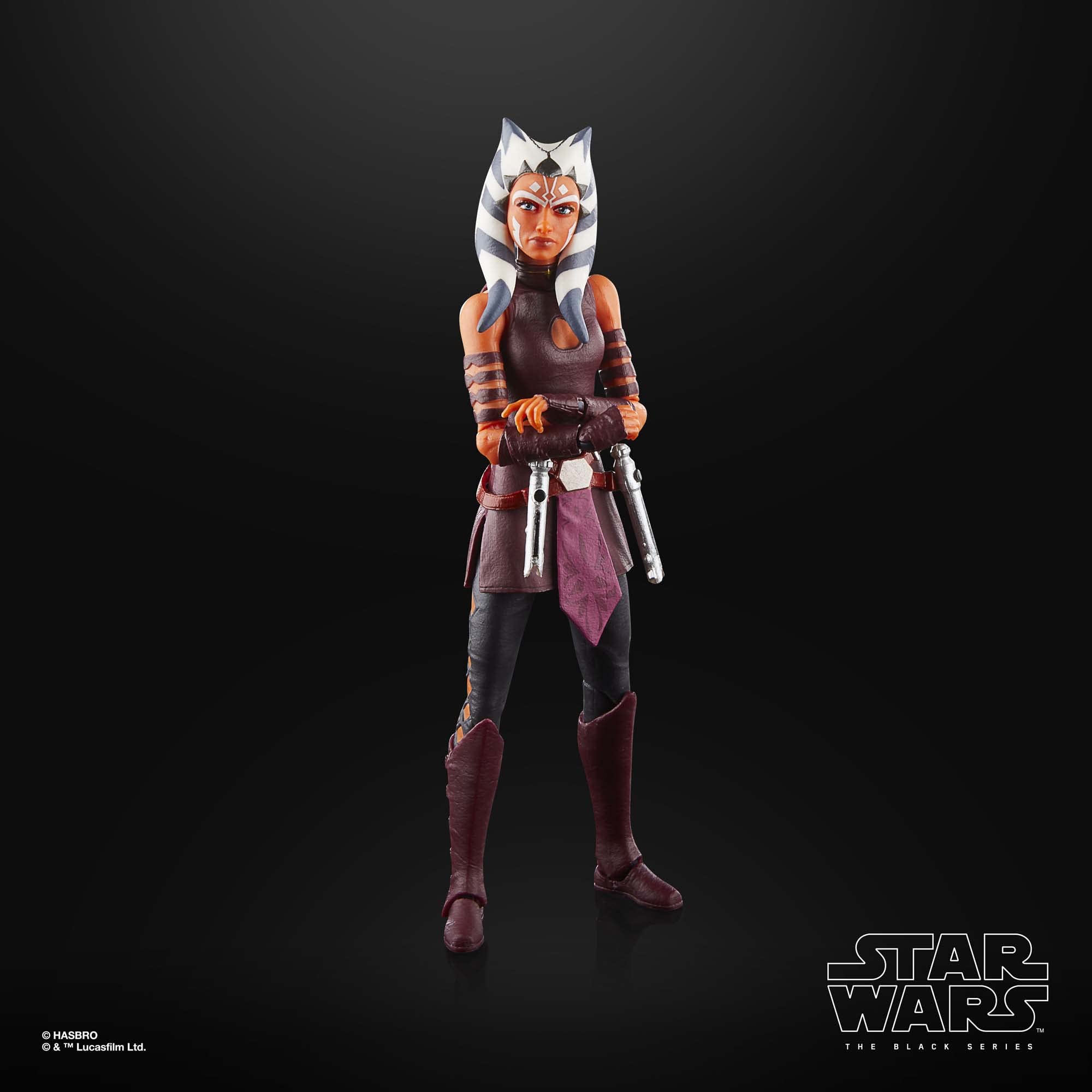 STAR WARS The Black Series Ahsoka Tano Padawan dual lightsabers included.