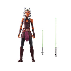 STAR WARS The Black Series Ahsoka Tano Padawan front view for display.