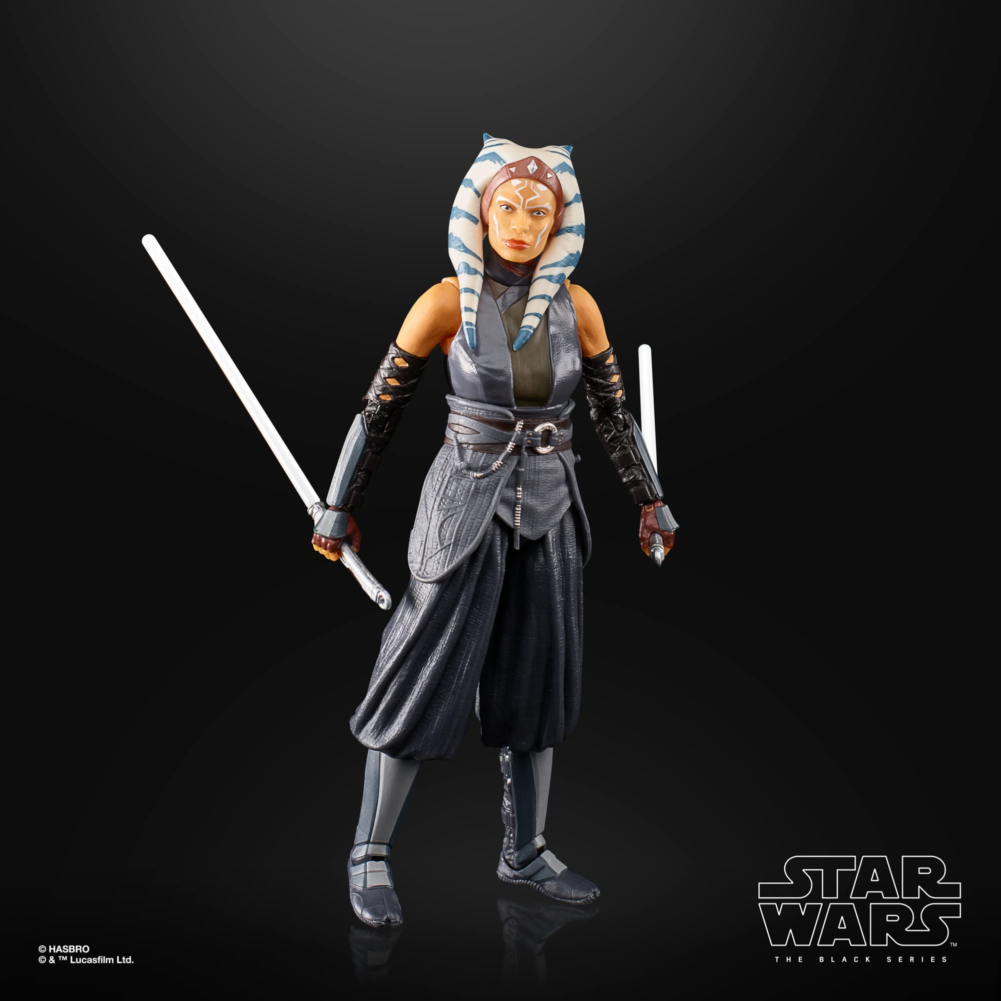 STAR WARS The Black Series Ahsoka Tano figure with poseable joints for dynamic poses