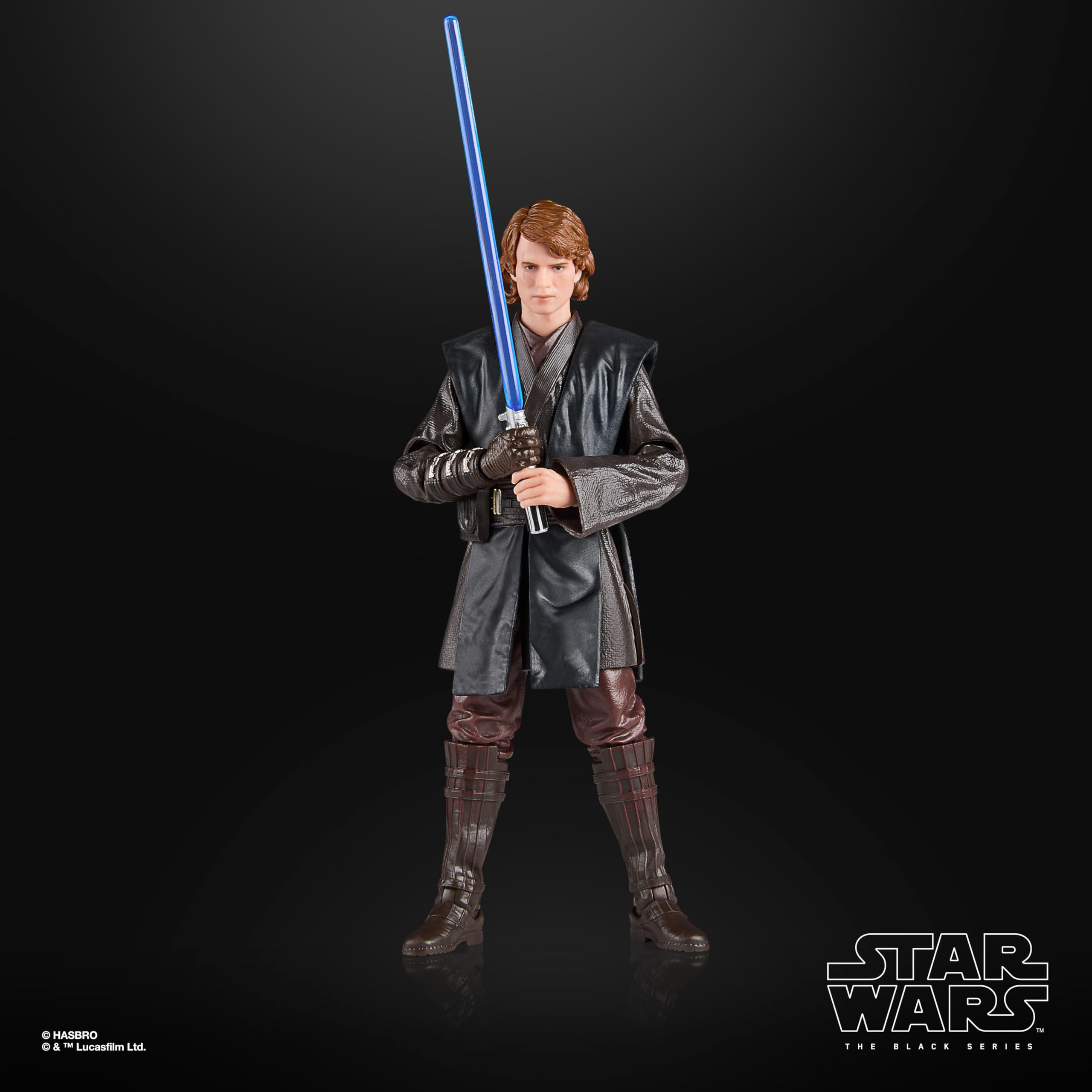 STAR WARS The Black Series Anakin Skywalker poseable figure for dramatic poses