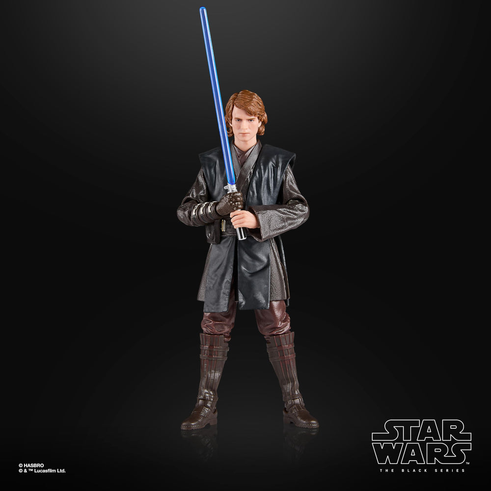 STAR WARS The Black Series Anakin Skywalker poseable figure for dramatic poses