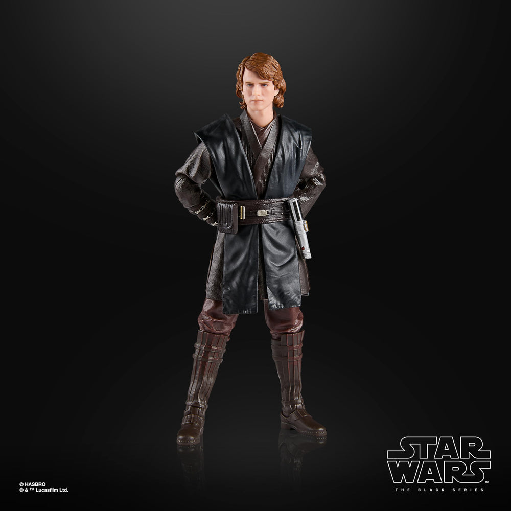STAR WARS The Black Series Anakin Skywalker with blue lightsaber for action display