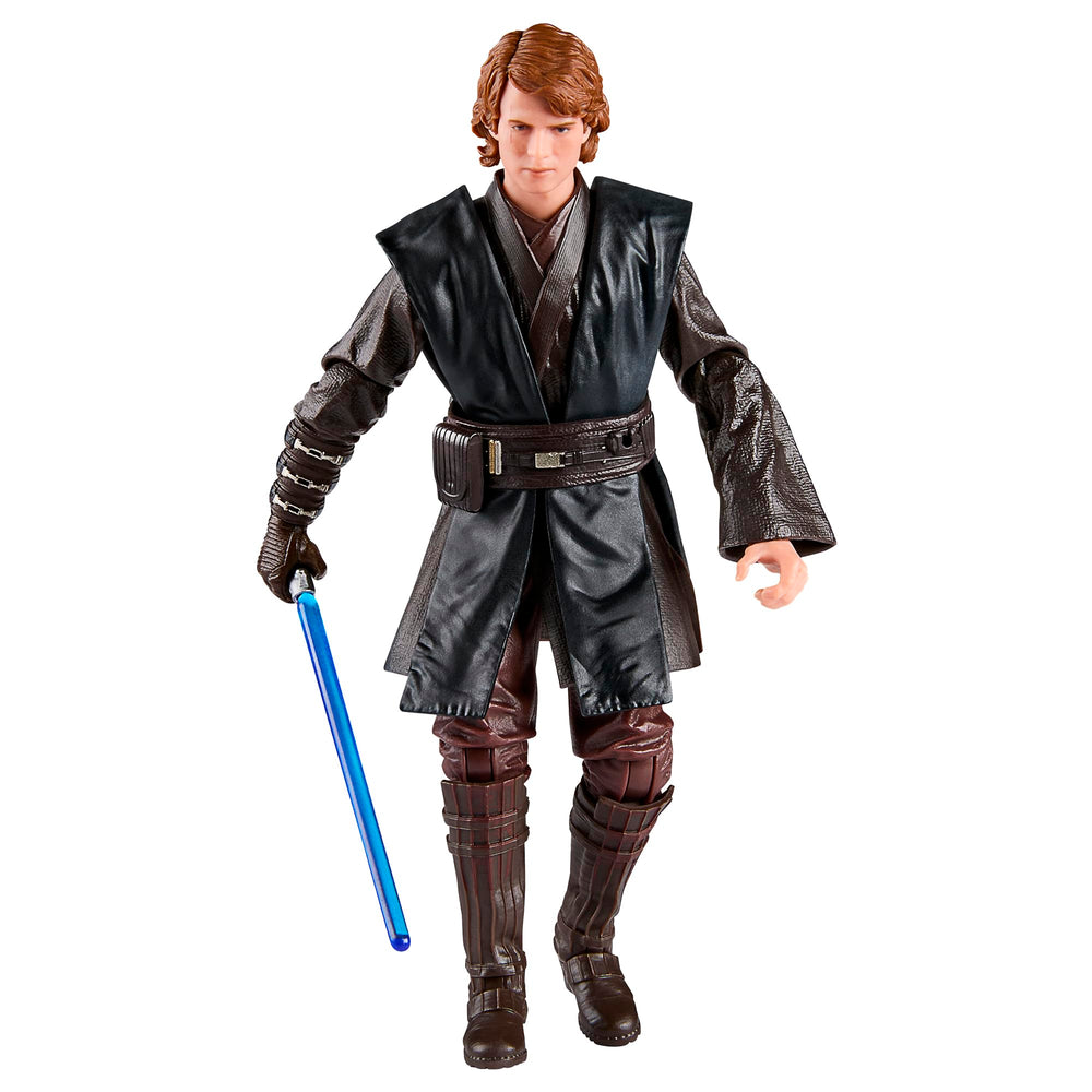 STAR WARS The Black Series Anakin Skywalker figure front view for display and collection